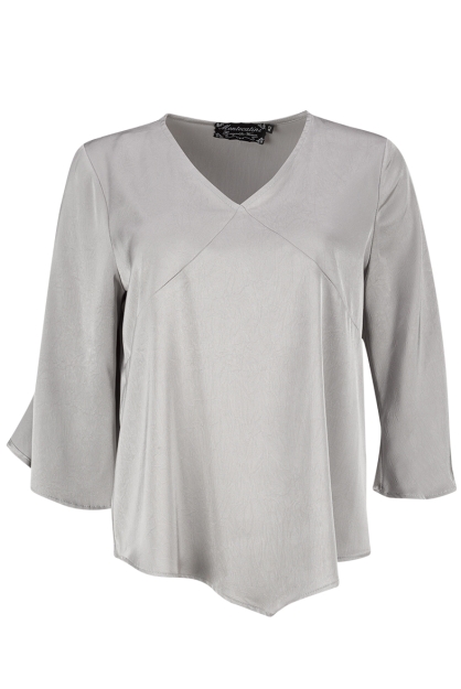 Blusa decote bico