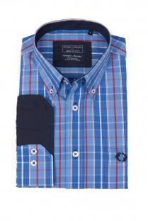 Camisa casual de xadrez
